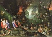 Jan Brueghel The Elder orpheus in the underworld Spain oil painting artist